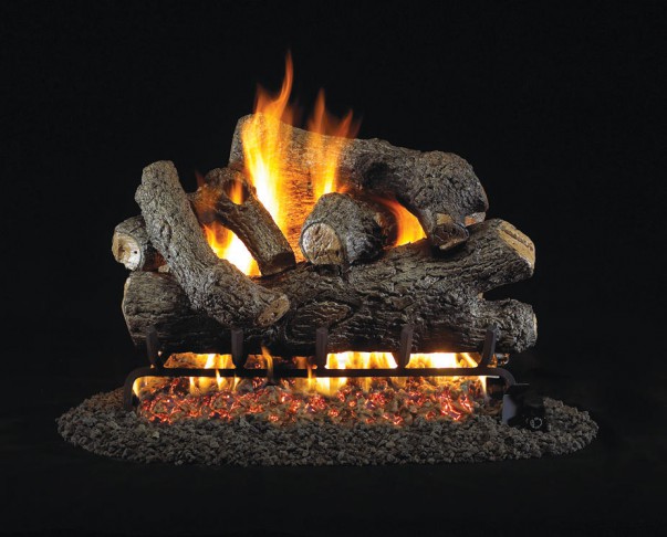 Royal English Designer Oak Vented Gas Logs